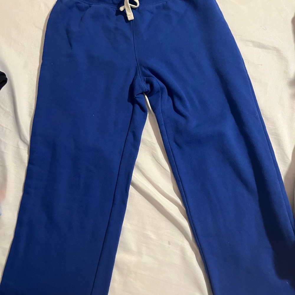NWOT Lands end cobalt blue uniform gym sweatpants